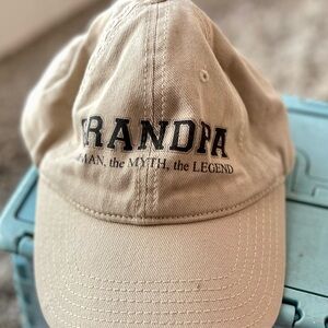 Tan Grandpa Baseball Cap
